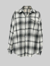 Buttoned Plaid Pockets Long Sleeves Loose Lapel Blouses&Shirts Tops