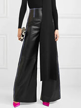 Split-Joint High Waisted Loose Trousers Pants