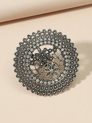 Flower Shape Geometric Hollow Rings Accessories