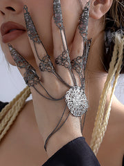 Chains Hollow Solid Color Nail Protectors Bracelet Accessories