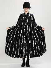 Original Print Elasticity Waist Dresses