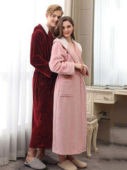 Comfortable Warm Hooded Pajama Robe