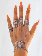 Chains Geometric Nail Protectors