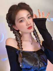 Urban Tasseled Star Shape Rhinestone Hair Clip