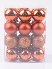 24Pcs Colorful Ball Christmas Tree Decoration