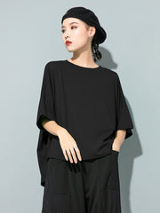Solid Round-Neck T-Shirts
