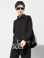 Original Split-Joint False Two Sweatshirt Tops