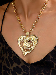 Chains Heart Shape Necklaces Accessories