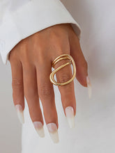 Geometric Shiny Irregularity Rings Accessories