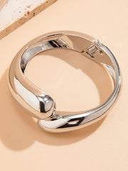 Asymmetric Shiny Solid Color Bracelet Accessories