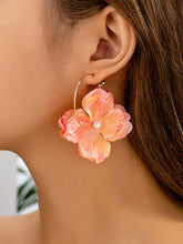 Flower Shape Drop Earrings