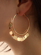 Tasseled Solid Color Geometric Earrings Accessories