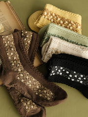 Vintage Jacquard Cotton Socks Accessories