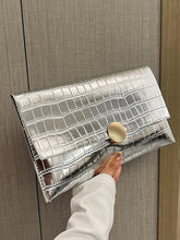 Geometric Shiny Split-Joint Handbags Bags