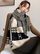 Imitation Cashmere Printed Double-Side Shawl Scarf