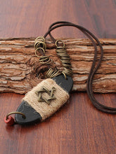 Vintage Wooden Star Shape Necklaces Accessories