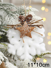 Snowflake Festival Christmas Tree DIY Decoration Accessories
