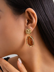 Geometric Shiny Irregularity Earrings Accessories