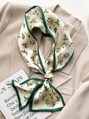 Original Contrast Color Floral Printed Scarf