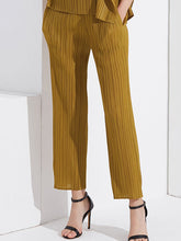 15 Colors Loose Elasticity High Waisted Wide Leg Pleated Pants