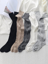 Casual Solid Color Stockings Accessories