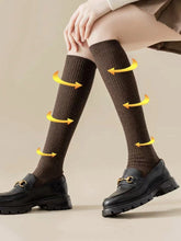 Casual Wool Keep Warm Solid Color Socks Accessories