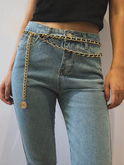 Vintage Geometry Waist Chain