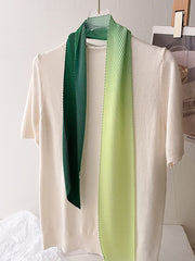 Gradient Pleated Sun protection Shawl&Scarf