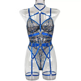 Erotics Western Plus Size Leopard Mesh Sensual Lace Up See Through Alluring Attractive Breathable Premium Erotic