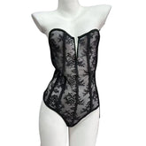 Erotics Western Style Lace Sensual See Through Flirting Alluring Attractive Breathable Premium Exquisite Erotic