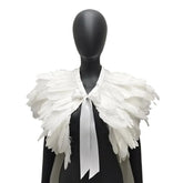 Neck Scarves Scarf Gothic Style Shawls Turkey Dress Cape Halloween Fur Shawl Feather Party Shawl Cosplay