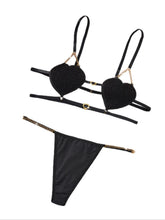 Aesthetic French Heart Sling Backless Bras Erotic Seductive Underwearss Clothings Seduction Lingerie Set