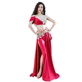 Style Oriental Belly Dance Set Group Performance Competition Outfit Professional Stage Dance Wear