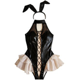 Patent Leather Bunny Crotchless