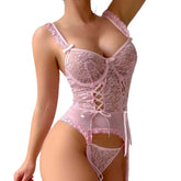 Push Up Lace Erotic Lingerie Set European American Exotic
