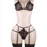 Three Point Bra Panties Lace