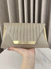 Chains Geometric Pleated Shiny Mini Bags Evening Bags & Clutches Crossbody Bags