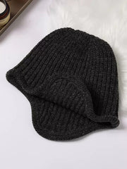 Casual Keep Warm Solid Color Hats&Caps
