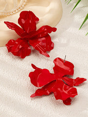 Flower Shape Drop Earrings
