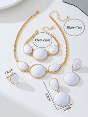 Geometric Rhine Stones Irregularity Sets Accessories