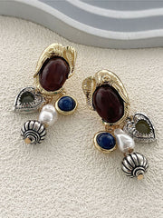 Animal Shape Heart Shape Shiny Irregularity Earrings Accessories