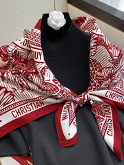 Vacation Letter Print Animal Printed Printed Shawl&Scarf