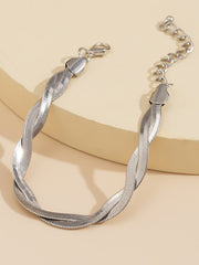 Statement Solid Color Geometric Alloy Bracelet Accessories