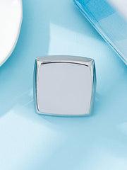 Geometric Shiny Solid Color Rings Accessories