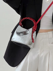 Shiny Split-Joint Shoulder Bags Mini Bags