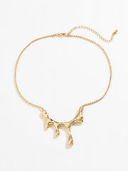 Geometric Metallic Necklaces Accessories