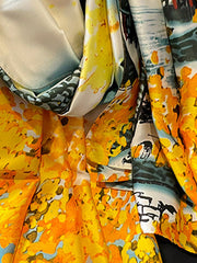 Sun protection Wash Painting Shawl&Scarf