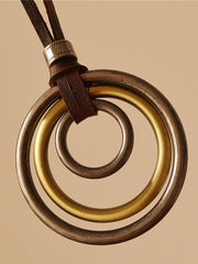Simple The Size Of The Circle Necklaces