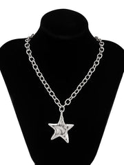 Chains Shiny Star Shape Necklaces Accessories