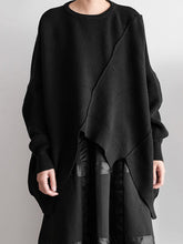 Original Loose Batwing Sleeves Solid Color Round-Neck Sweater Tops